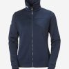 Fleece | Women Helly Hansen W Crew Fleece Jacket, Navy 597 Navy