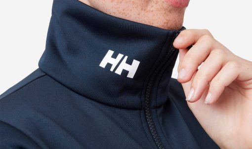 Insulated Midlayer Jackets | Women Helly Hansen W Crew Fleece Jacket, Navy 597 Navy