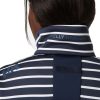 Insulated Midlayer Jackets | Women Helly Hansen W Crew Fleece Jacket, Navy Stripe 598 Navy Stripe