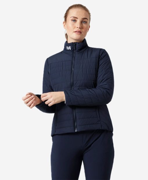 Sailing Jackets | Women Helly Hansen W Crew Insulator Jacket 2.0, Navy 597 Navy