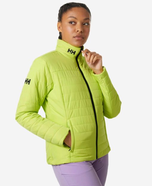 Sailing Jackets | Women Helly Hansen W Crew Insulator Jacket 2.0, Sunny Lime 379 Sunny Lime