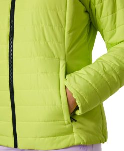 Sailing Jackets | Women Helly Hansen W Crew Insulator Jacket 2.0, Sunny Lime 379 Sunny Lime