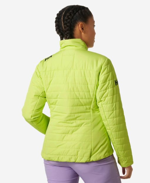 Sailing Jackets | Women Helly Hansen W Crew Insulator Jacket 2.0, Sunny Lime 379 Sunny Lime