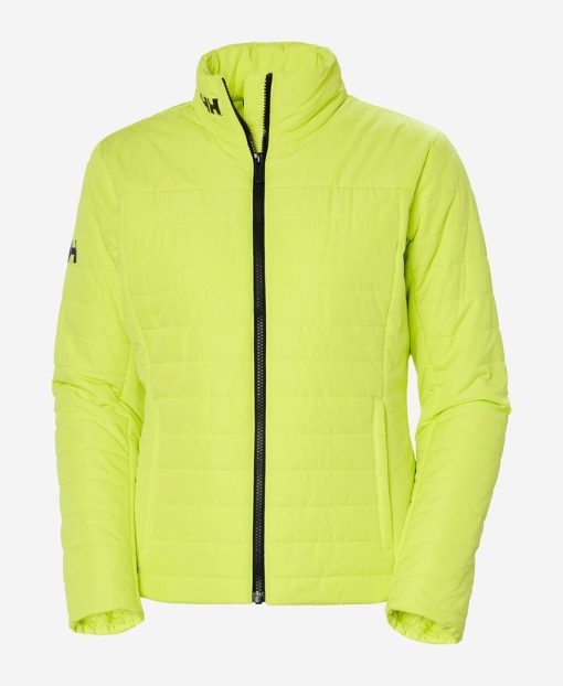 Sailing Jackets | Women Helly Hansen W Crew Insulator Jacket 2.0, Sunny Lime 379 Sunny Lime