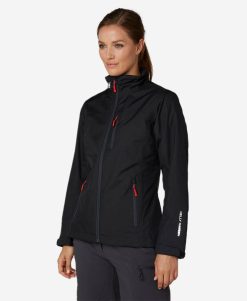 Sailing Jackets | Women Helly Hansen W Crew Midlayer Jacket, Black 992 Black