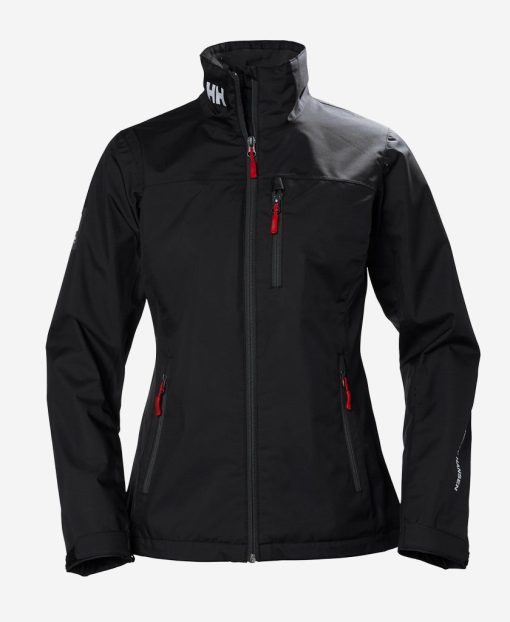 Sailing Jackets | Women Helly Hansen W Crew Midlayer Jacket, Black 992 Black