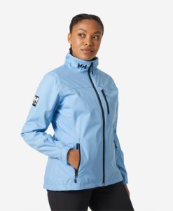 Sailing Jackets | Women Helly Hansen W Crew Midlayer Jacket, Bright Blue 627 Bright Blue