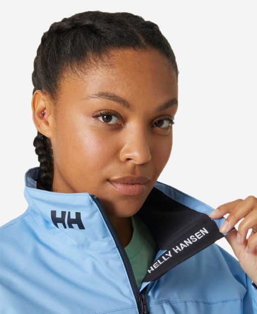 Sailing Jackets | Women Helly Hansen W Crew Midlayer Jacket, Bright Blue 627 Bright Blue