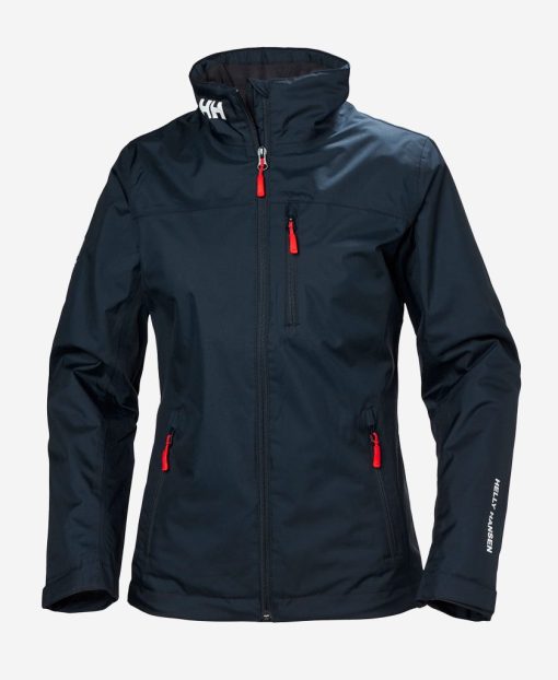 Sailing Jackets | Women Helly Hansen W Crew Midlayer Jacket, Navy 598 Navy