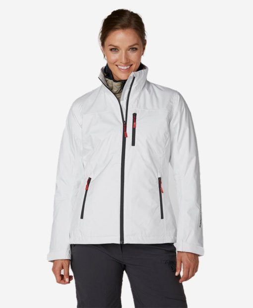 Sailing Jackets | Women Helly Hansen W Crew Midlayer Jacket, White 002 White