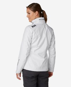 Sailing Jackets | Women Helly Hansen W Crew Midlayer Jacket, White 002 White