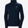 Fleece | Women Helly Hansen W Daybreaker 1/2 Zip Fleece, 600 Navy