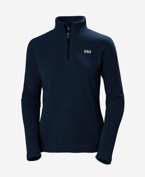 Fleece | Women Helly Hansen W Daybreaker 1/2 Zip Fleece, 600 Navy