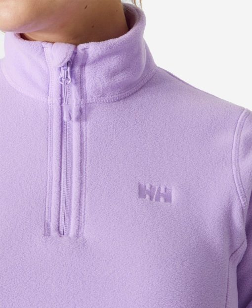 Fleece | Women Helly Hansen W Daybreaker 1/2 Zip Fleece, Heather 699 Heather