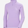 Fleece | Women Helly Hansen W Daybreaker 1/2 Zip Fleece, Heather 699 Heather