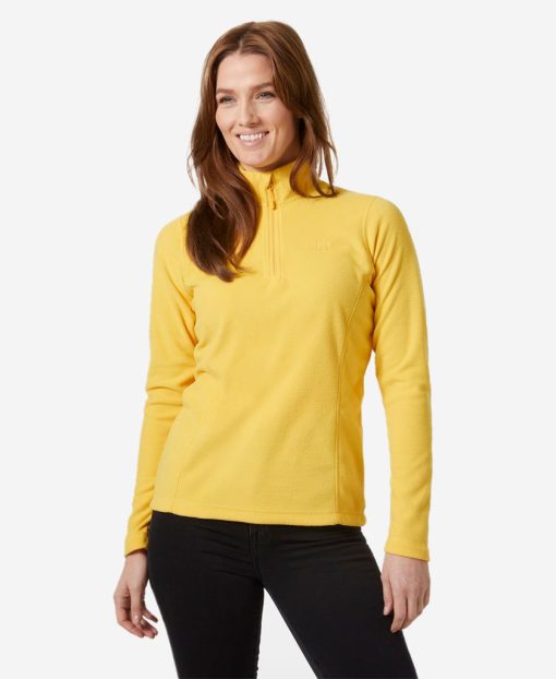 Fleece | Women Helly Hansen W Daybreaker 1/2 Zip Fleece, Honeycomb 341 Honeycomb