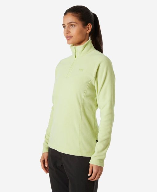 Fleece | Women Helly Hansen W Daybreaker 1/2 Zip Fleece, Iced Matcha 498 Iced Matcha