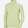 Fleece | Women Helly Hansen W Daybreaker 1/2 Zip Fleece, Iced Matcha 498 Iced Matcha