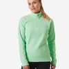 Fleece | Women Helly Hansen W Daybreaker 1/2 Zip Fleece, Mint 419 Mint