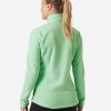 Fleece | Women Helly Hansen W Daybreaker 1/2 Zip Fleece, Mint 419 Mint