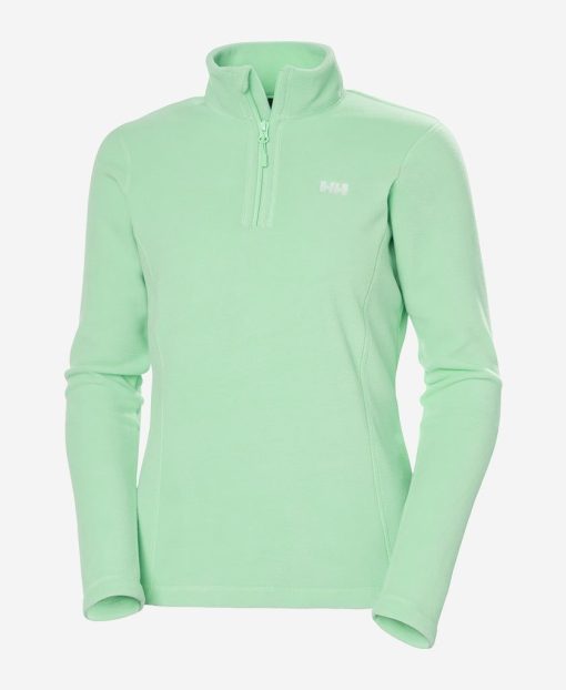 Fleece | Women Helly Hansen W Daybreaker 1/2 Zip Fleece, Mint 419 Mint