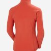 Fleece | Women Helly Hansen W Daybreaker 1/2 Zip Fleece, Poppy Red 101 Poppy Red