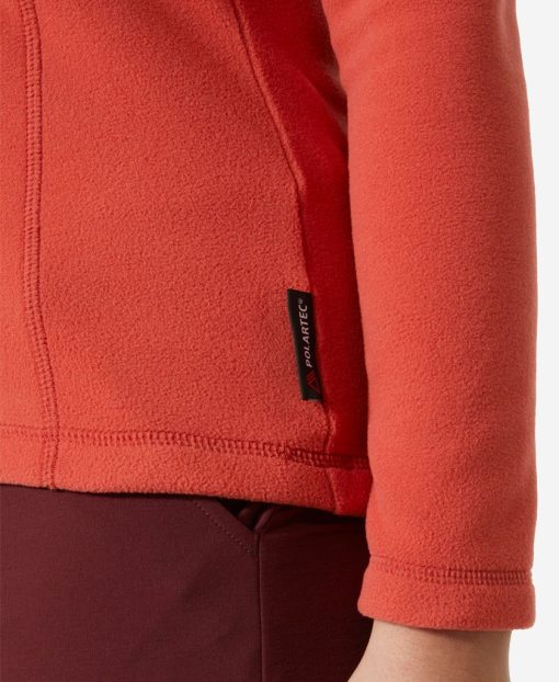 Fleece | Women Helly Hansen W Daybreaker 1/2 Zip Fleece, Poppy Red 101 Poppy Red