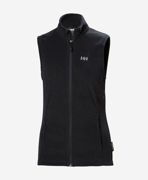 Vests | Women Helly Hansen W Daybreaker Fleece Vest, Black 990 Black