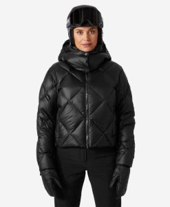 Snow Jackets | Women Helly Hansen W Diamond Down Jkt, Black 990 Black