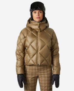 Snow Jackets | Women Helly Hansen W Diamond Down Jkt, Warm Tan 765 Warm Tan