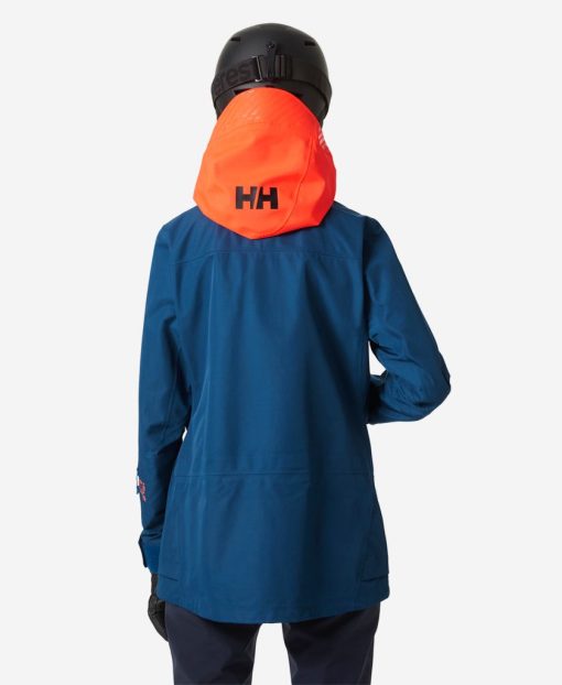 Snow Jackets | Women Helly Hansen W Elevation Infinity Shell Jacket, Deep Fjord 606 Deep Fjord