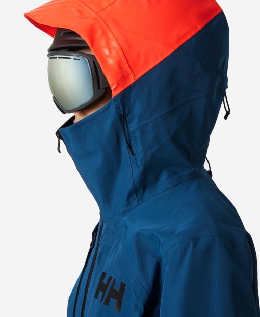 Snow Jackets | Women Helly Hansen W Elevation Infinity Shell Jacket, Deep Fjord 606 Deep Fjord