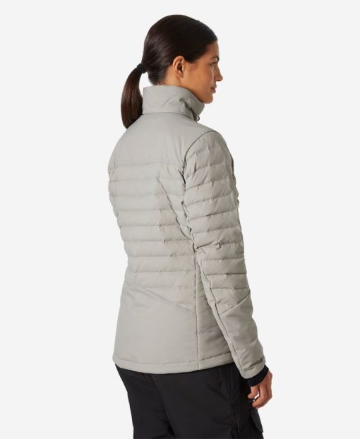 Outdoor & Hiking Jackets | Women Helly Hansen W Elevation Lifaloft Down 917 Mellow Grey