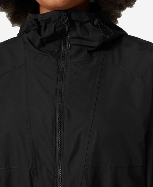 Urban Jackets | Women Helly Hansen W Essence Mid Rain Coat, Black 990 Black