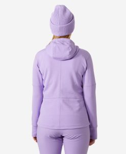 Hoodies & Jumpers | Women Helly Hansen W Evolved Air Hooded Midlayer, Heather 699 Heather