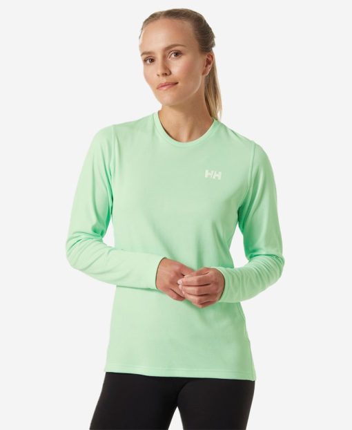 Solen Sun Protection | Women Helly Hansen W Hh Lifa Active Solen Ls, Mint 419 Mint