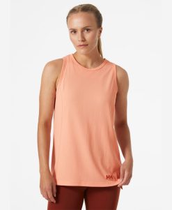 T-Shirts | Women Helly Hansen W Hh Lifa Active Solen Tank, Rose Quartz 058 Rose Quartz