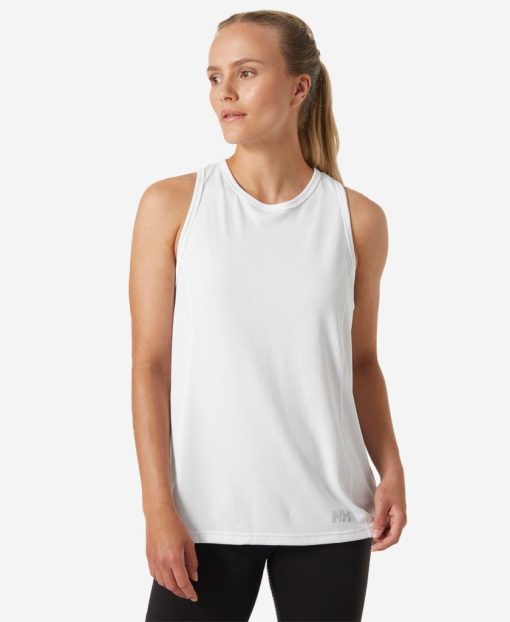 Solen Sun Protection | Women Helly Hansen W Hh Lifa Active Solen Tank, White 001 White