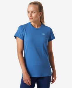 T-Shirts | Women Helly Hansen W Hh Lifa Active Solen T-Shirt, Azurite 636 Azurite