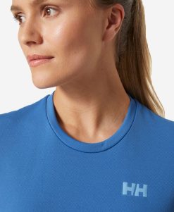 T-Shirts | Women Helly Hansen W Hh Lifa Active Solen T-Shirt, Azurite 636 Azurite