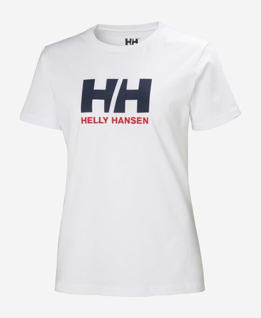 T-Shirts | Women Helly Hansen W Hh Logo T-Shirt, White/Navy