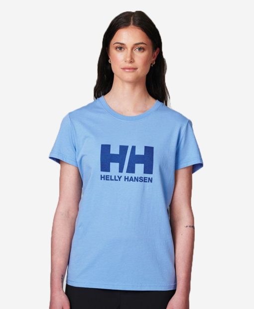 T-Shirts | Women Helly Hansen W Hh Logo T-Shirt, Bright Blue 627 Bright Blue