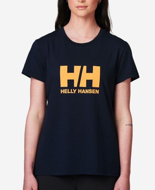 T-Shirts | Women Helly Hansen W Hh Logo T-Shirt, New Navy 597 Navy