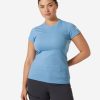 Baselayer Tops | Women Helly Hansen W Hh Tech T-Shirt, Bright Blue 627 Bright Blue