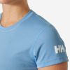 Baselayer Tops | Women Helly Hansen W Hh Tech T-Shirt, Bright Blue 627 Bright Blue