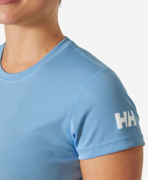 Baselayer Tops | Women Helly Hansen W Hh Tech T-Shirt, Bright Blue 627 Bright Blue