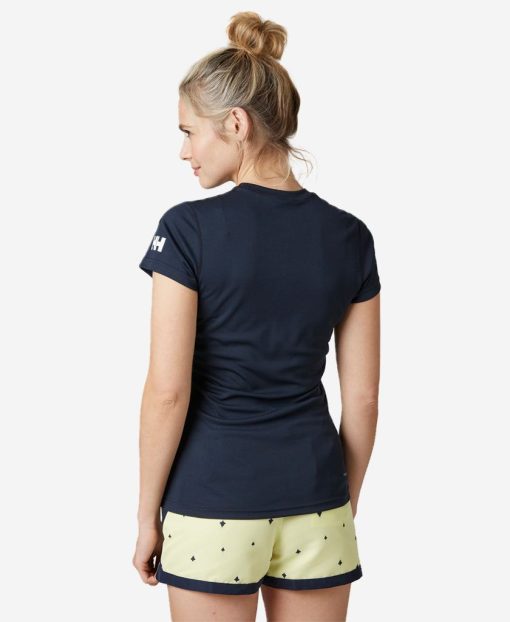 Baselayer Tops | Women Helly Hansen W Hh Tech T-Shirt, Navy 597 Navy