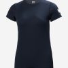 Baselayer Tops | Women Helly Hansen W Hh Tech T-Shirt, Navy 597 Navy