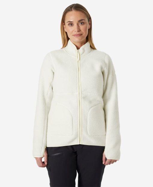 Hoodies & Jumpers | Women Helly Hansen W Imperial Pile Jacket, Snow 047 Snow