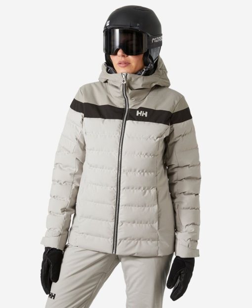 Snow Jackets | Women Helly Hansen W Imperial Puffy Jacket, Mellow Grey 917 Mellow Grey